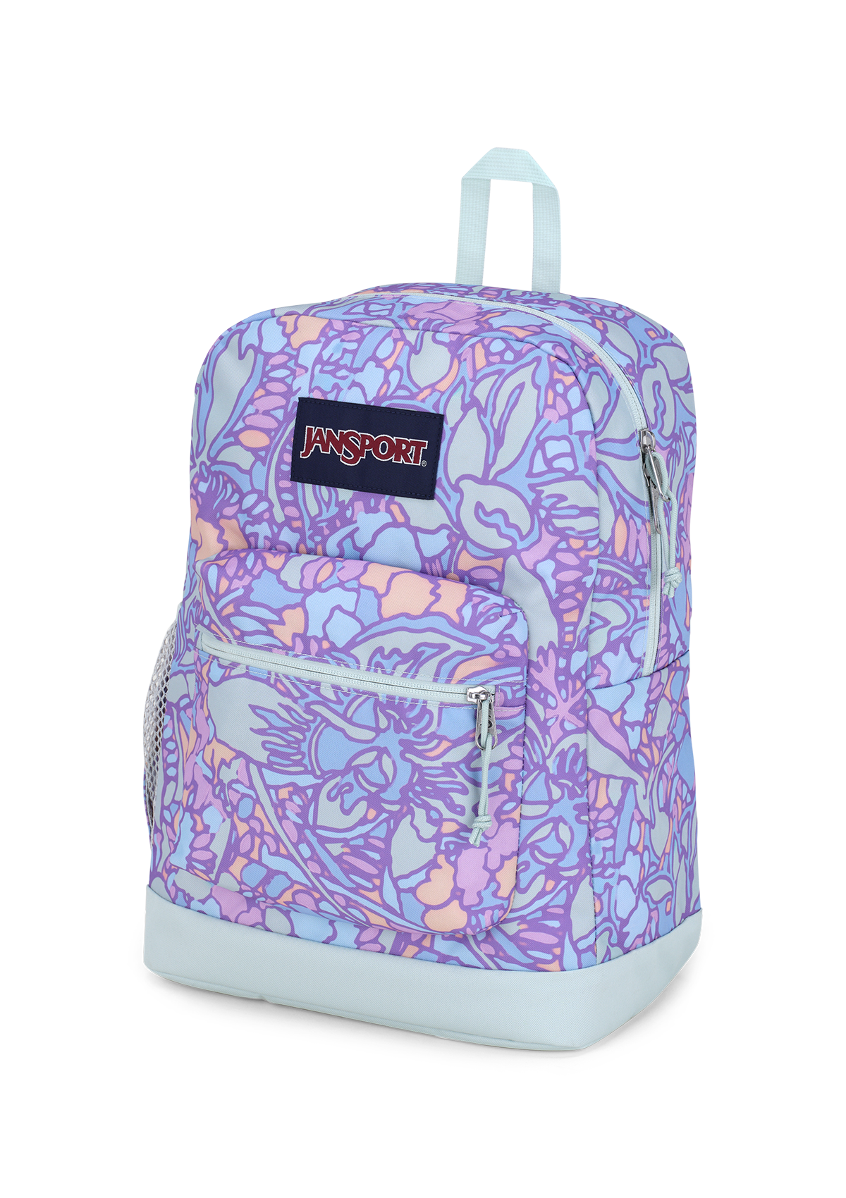 JanSport Backpacks Cross Town Fluid Floral Pastel