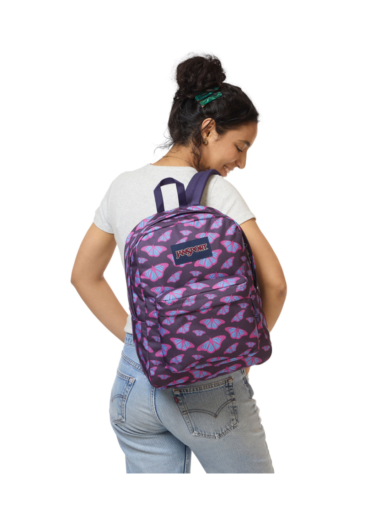 JanSport Backpacks Superbreak Flutter By Purple