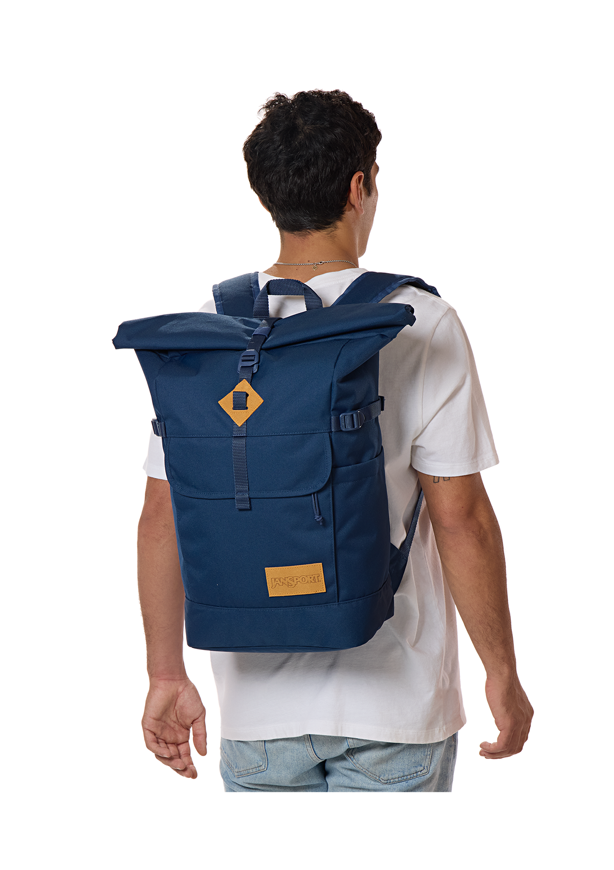 JanSport Backpack Hatchet Rolltop Navy