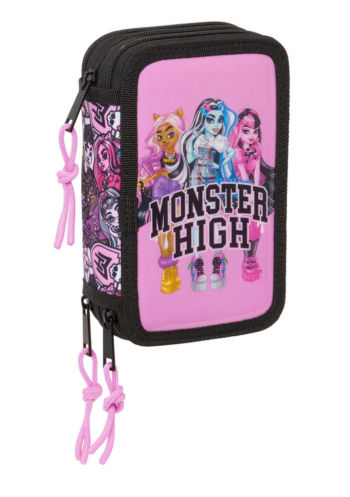 Monster High Drama Triple 37 pc Pencil Case
