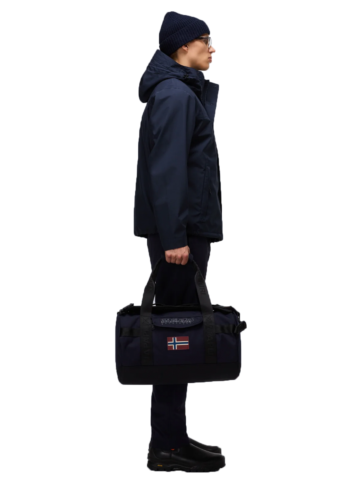 Napapijri Bering Travel Small Duffle Bag – 24.5L Black Beauty