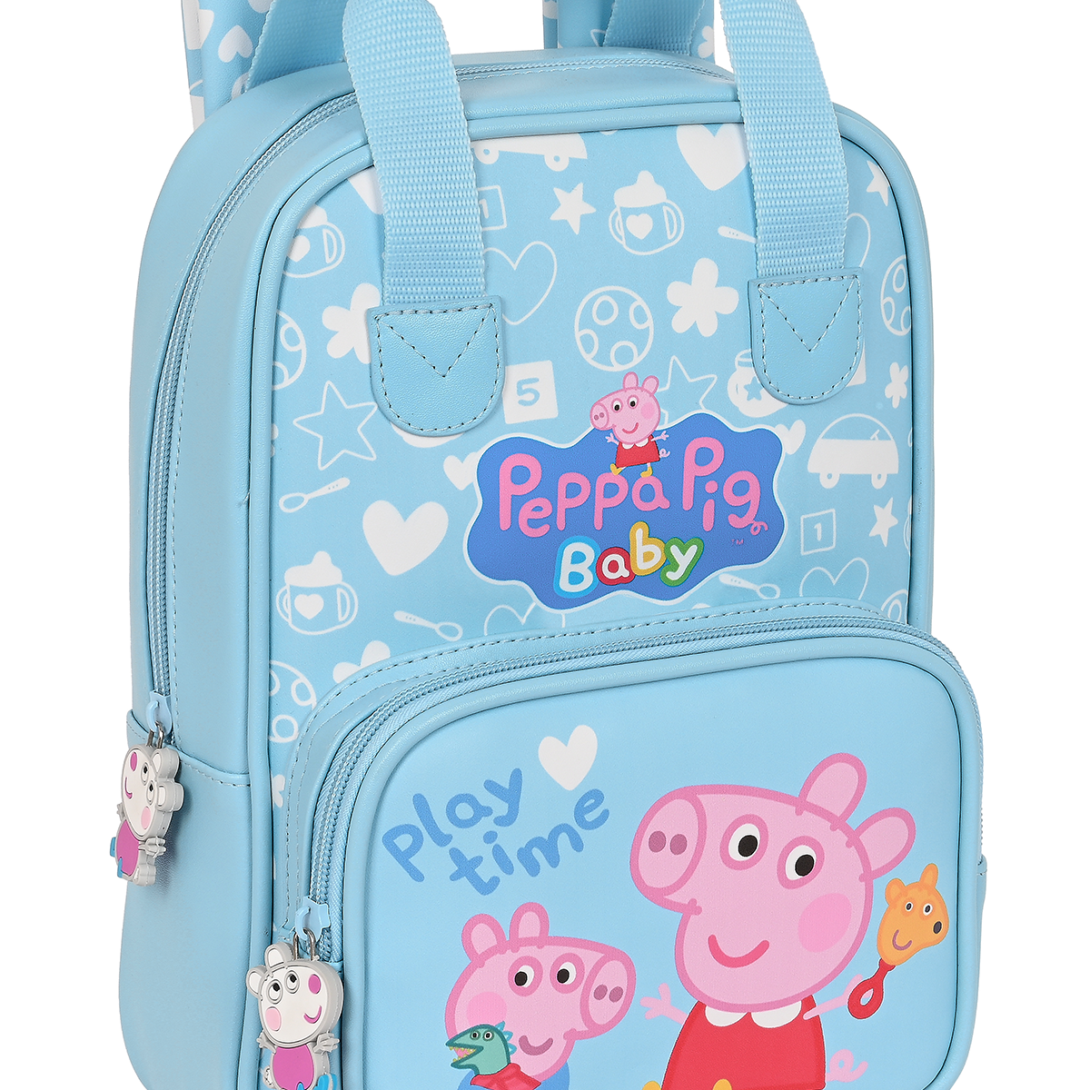 School Bag Peppa Pig Bookbag Peppa Pig 3-Piece Backpack Lunch Box