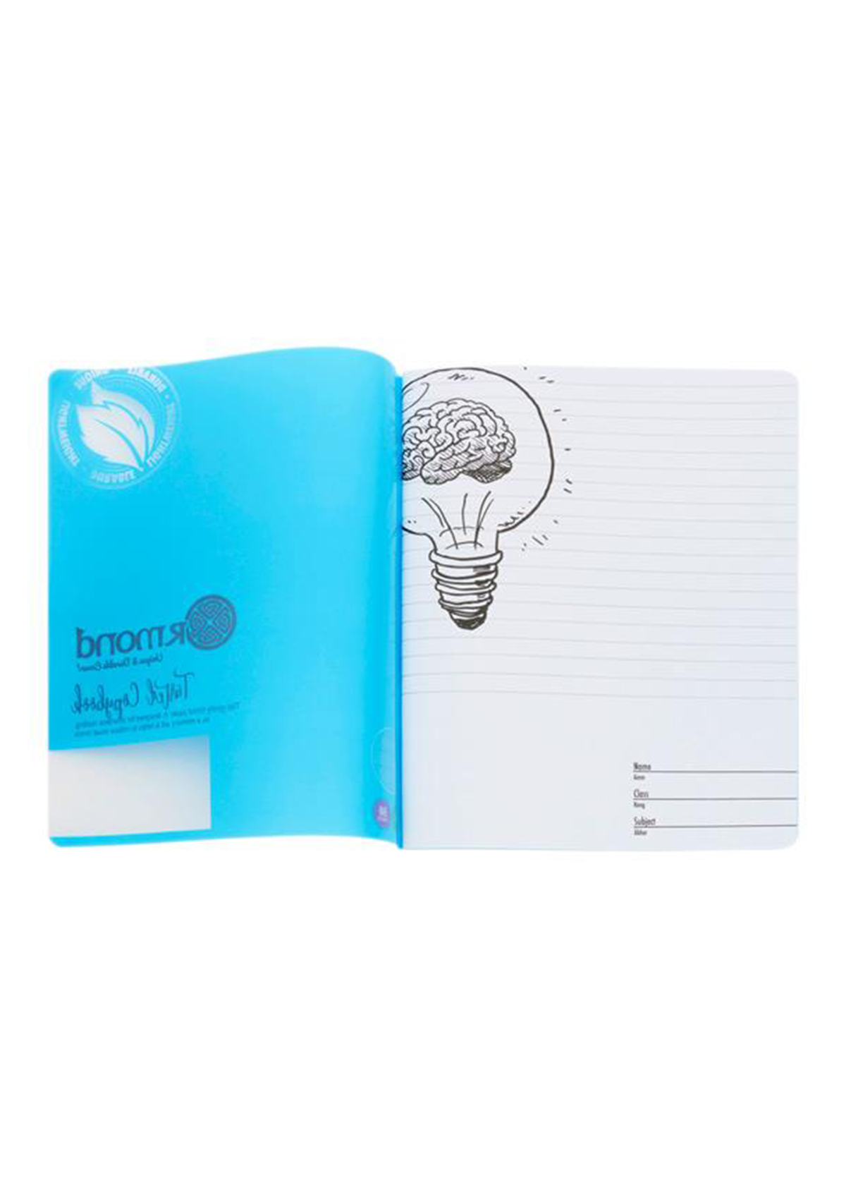 88Pg A11 Durable Cover Visual Memory Aid Copy Book - Blue