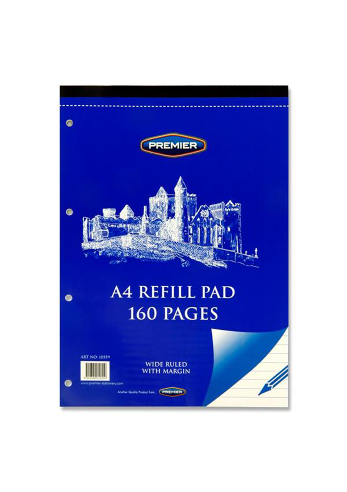 A4 160pg Refill Pad - Top