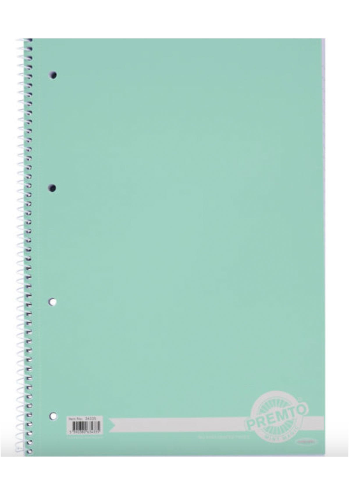 Pastel A4 160pg Spiral Notebook 5 Asst