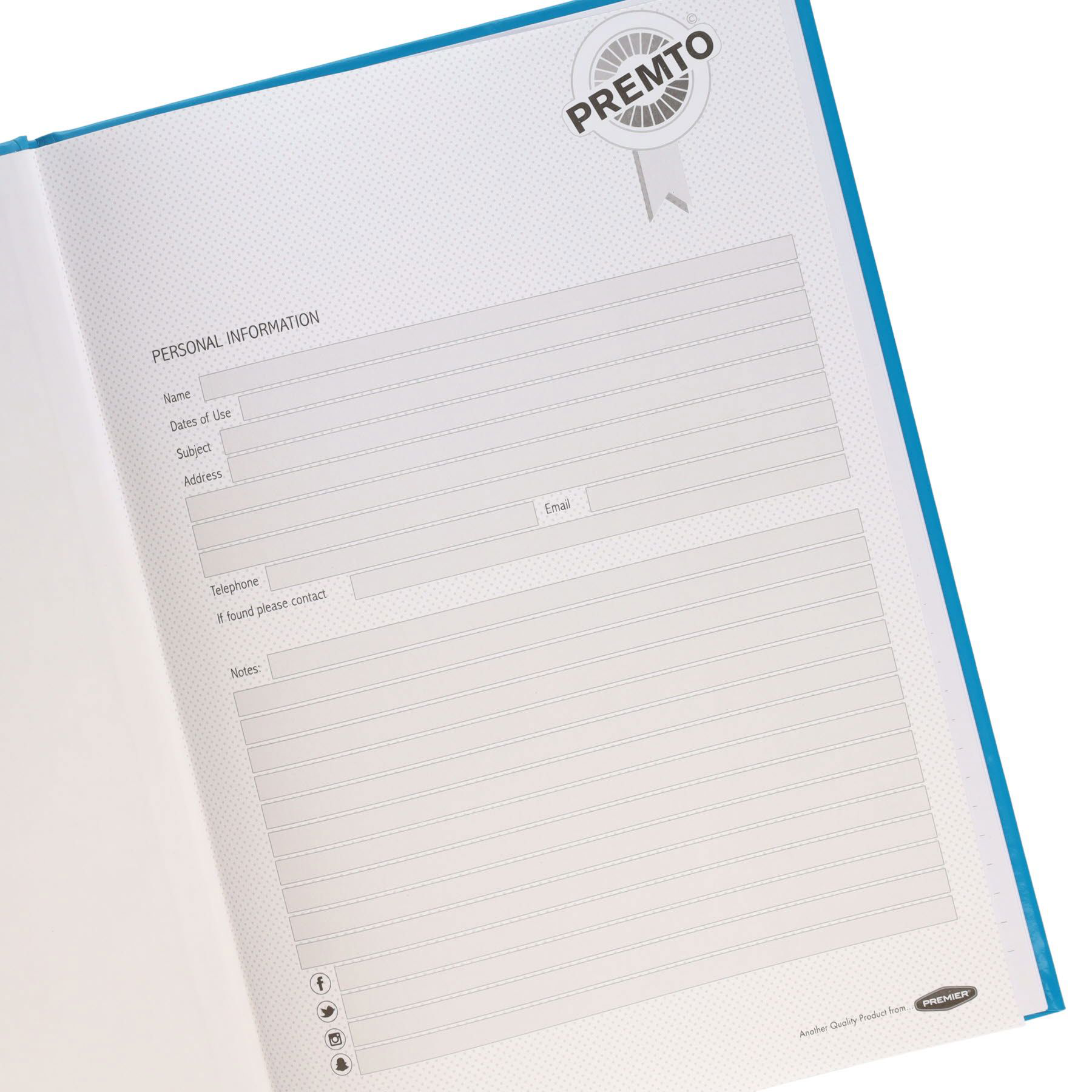 A4 160pg Hardcover Notebook - 5 Asst