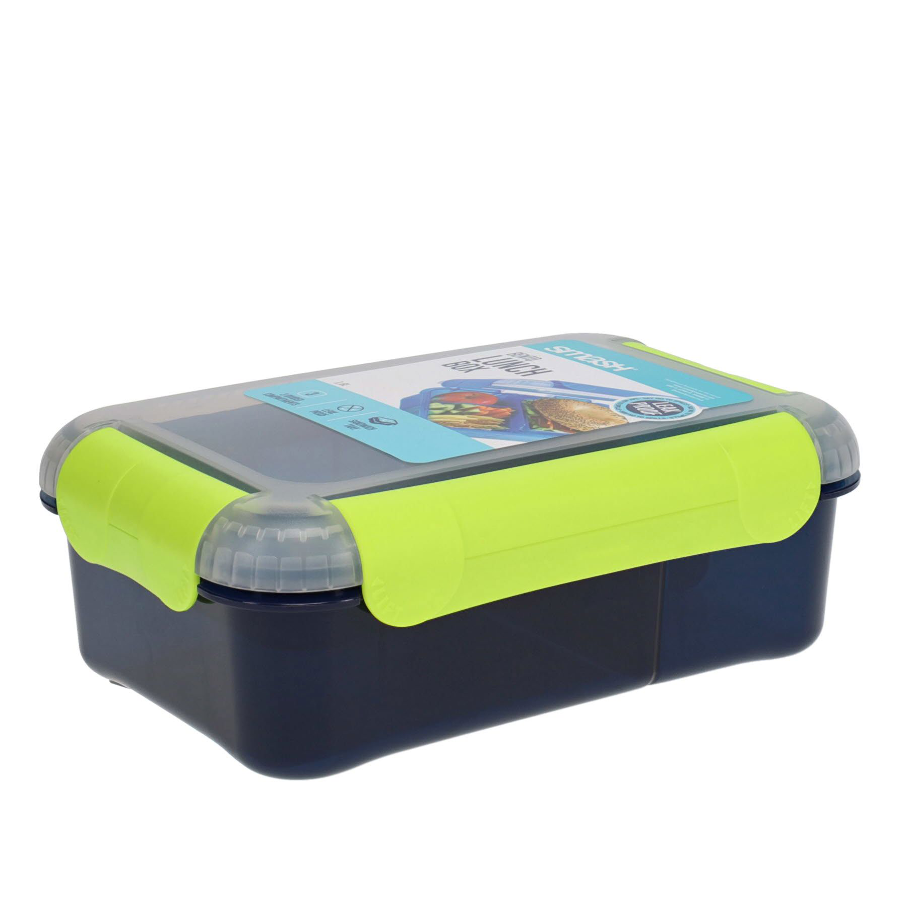 Bento Leakproof Lunch Box 3 Asst Cdu