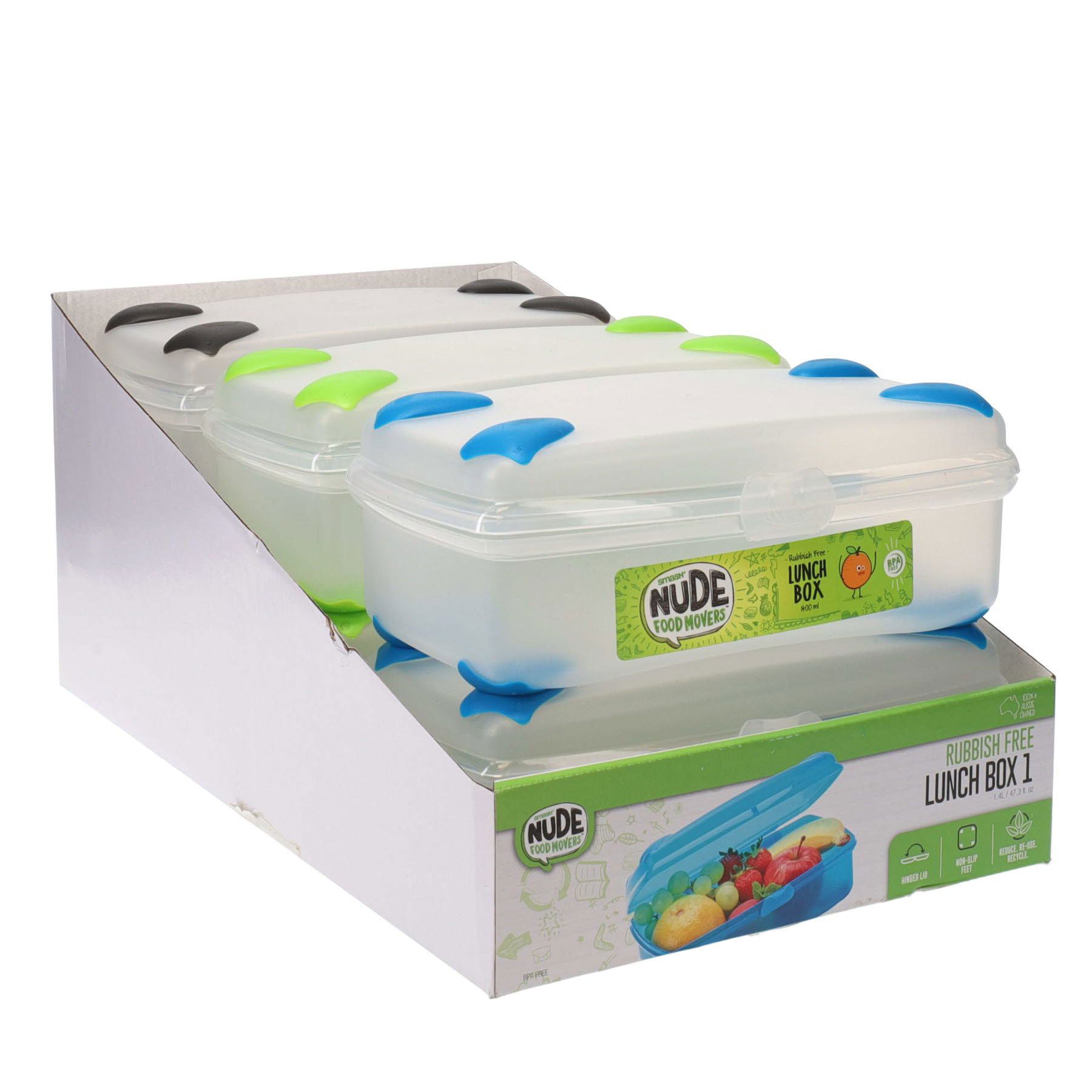 Nfm 1400Ml Rubbish Free Lunchbox 1