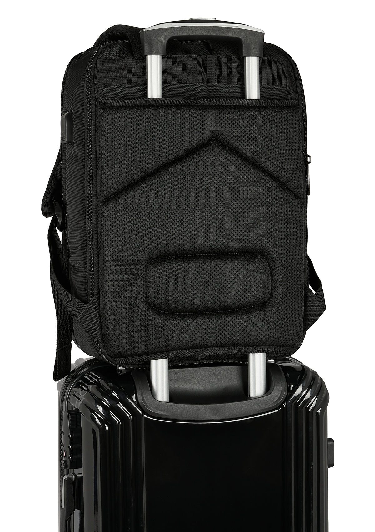 Safta Business Black 15.6" Laptop Weekend Backpack