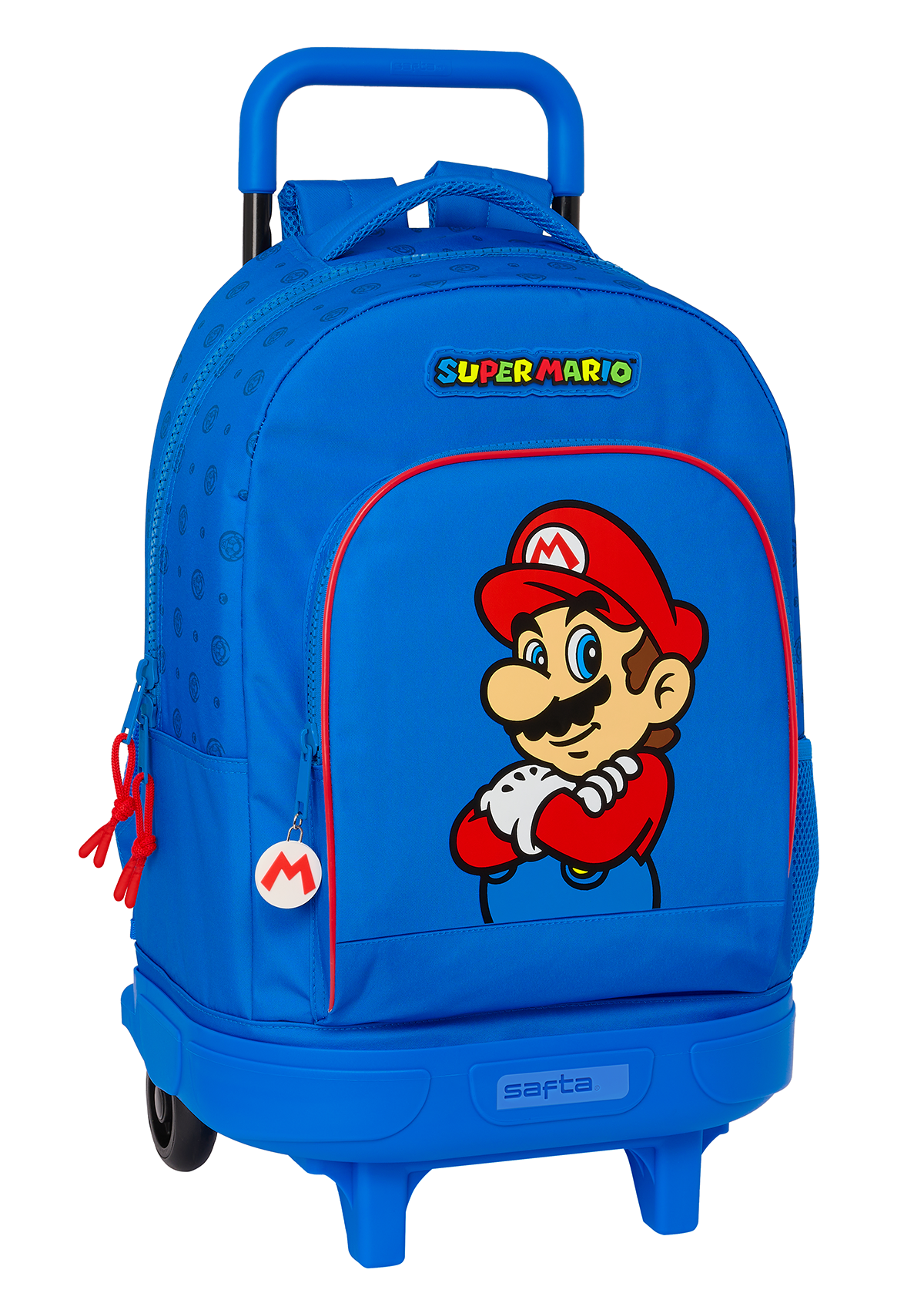 Super Mario Play Large Backpack Wheeled
