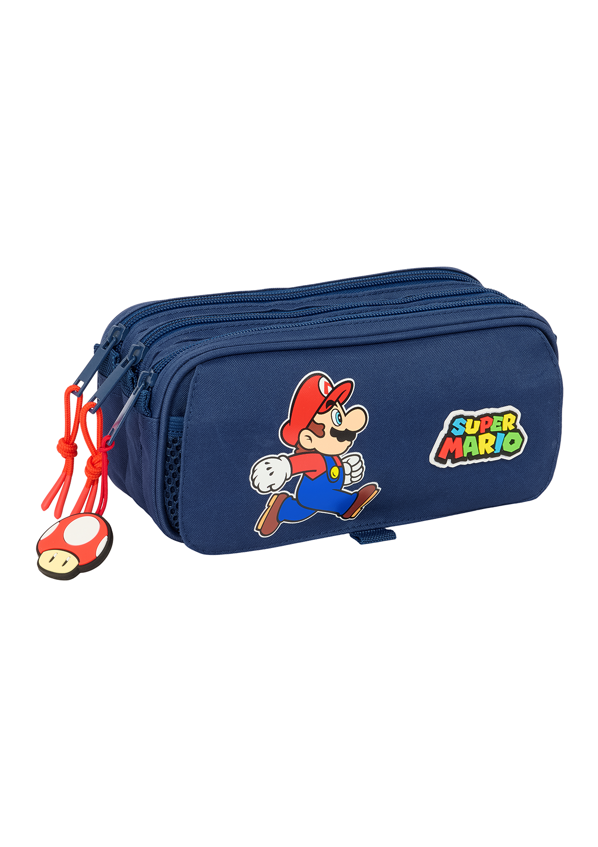Super Mario Trick Large Triple Pencil Case