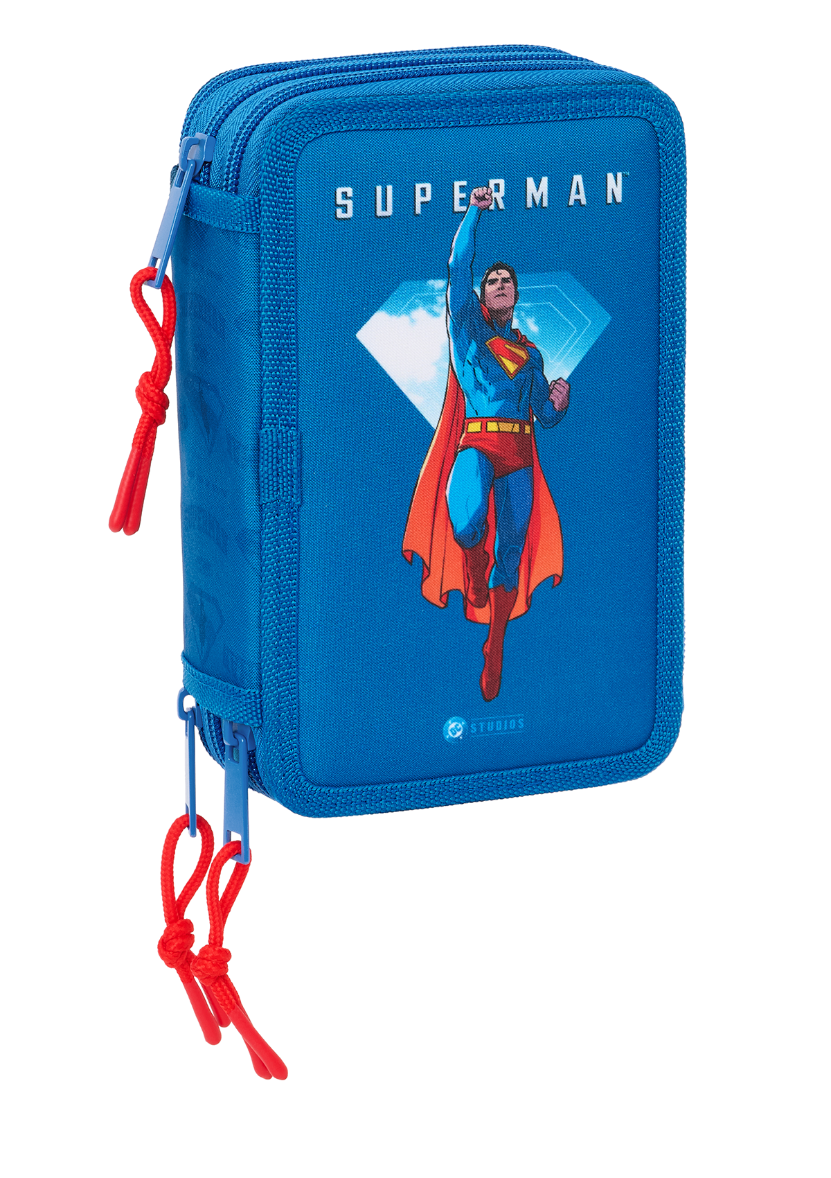 Superman Triple 37 pc Pencil Case