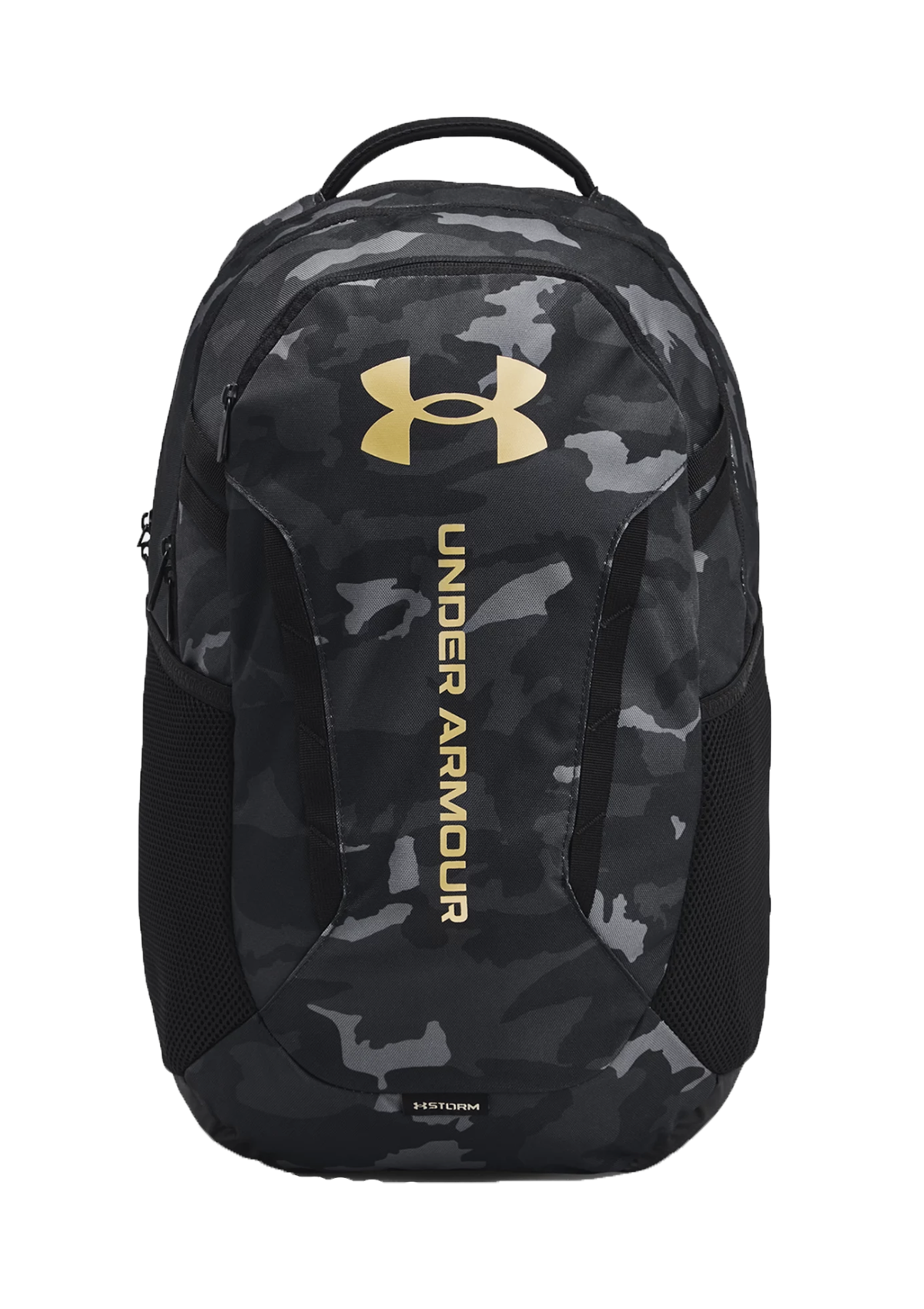 UA Hustle 6.0 Backpack Black Gold