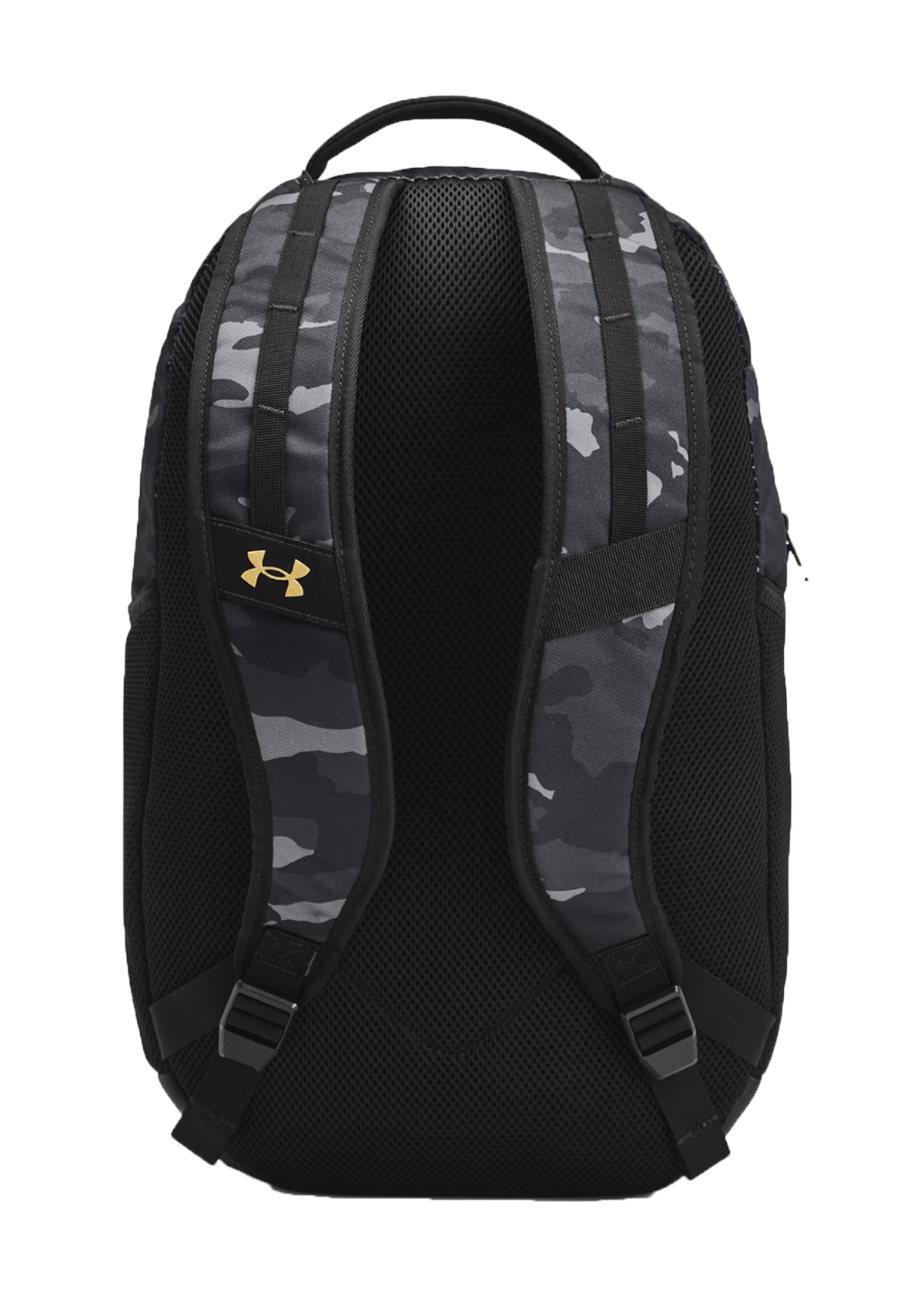 UA Hustle 6.0 Backpack Black Gold