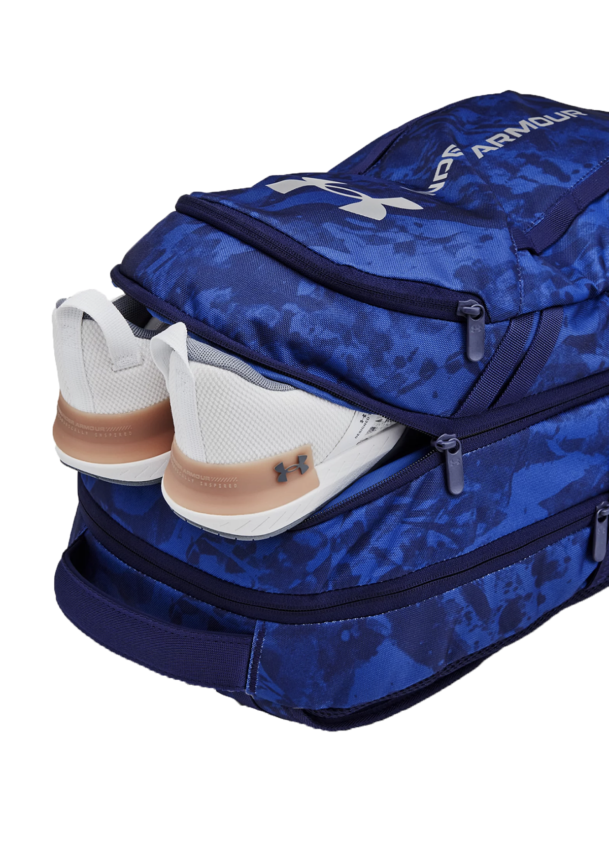 UA Hustle 6.0 Backpack Tech Blue