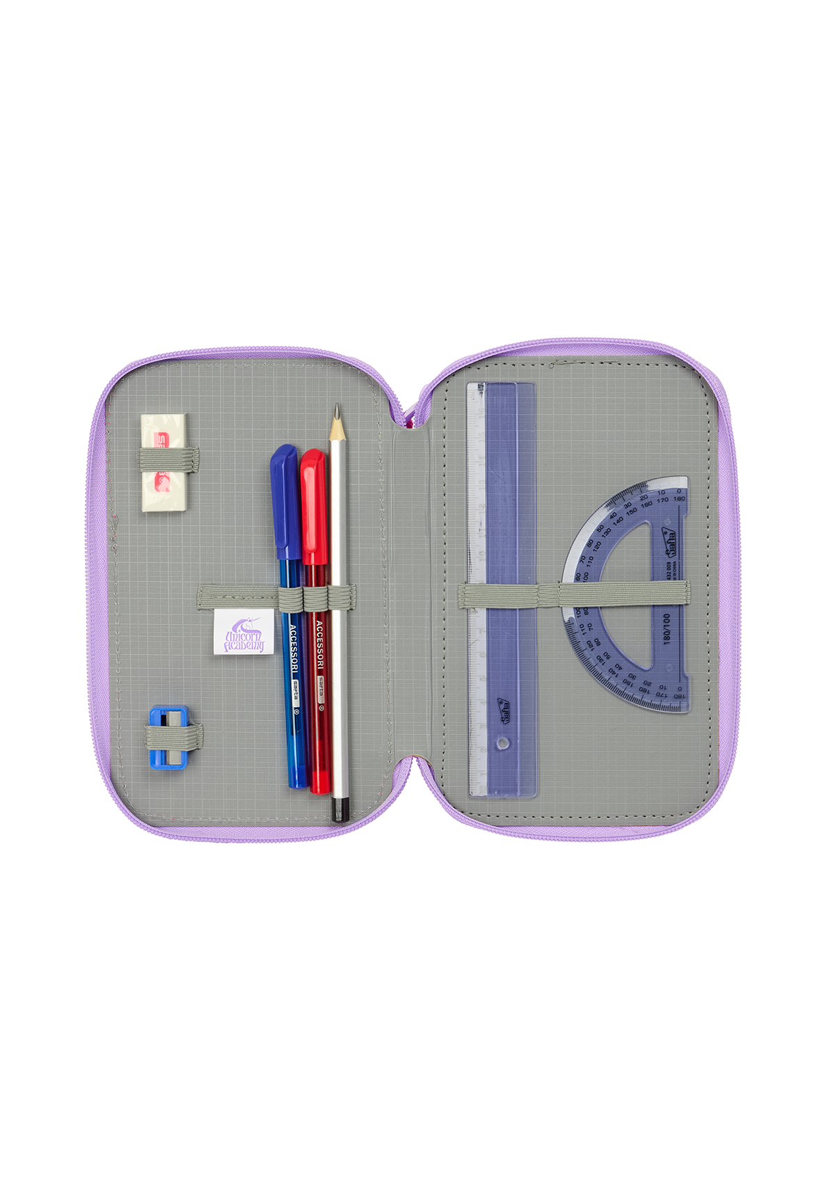 Unicorn Academy Triple 37 pc Pencil Case