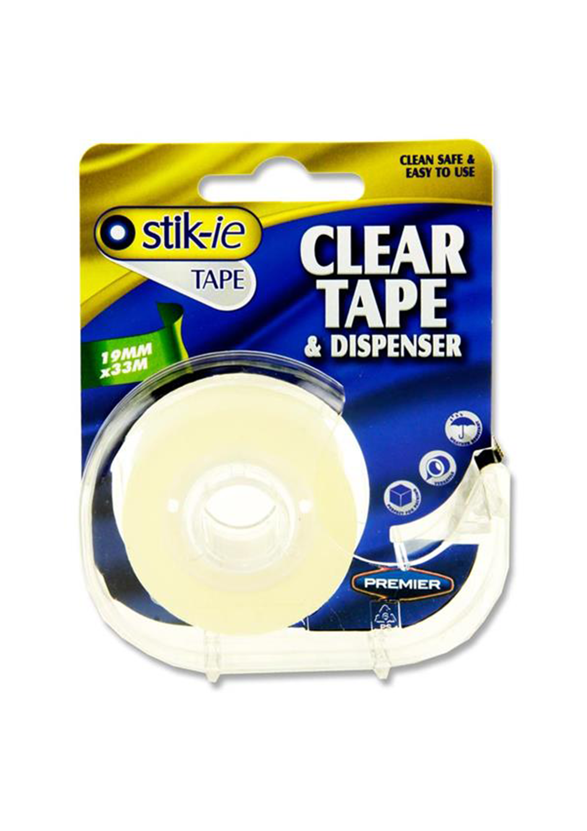 Tape W/Dispenser - 19Mm X 33M