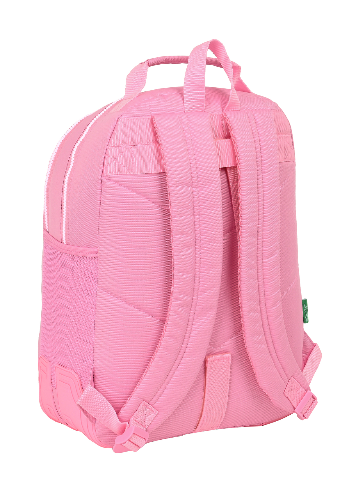 Benetton Flamingo Pink Large Backpack