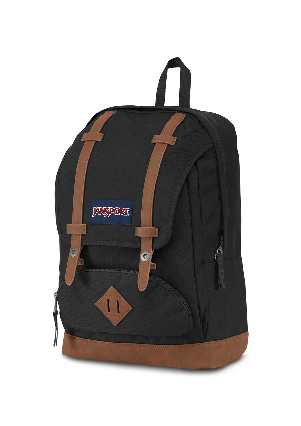 Plain black jansport shop